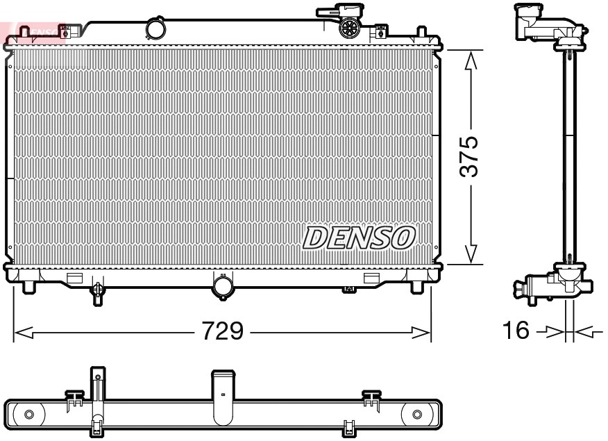 Fits DENSO DRM44048 MAZDA 6 radiator  ⭐UK Stock⭐ - Image 8