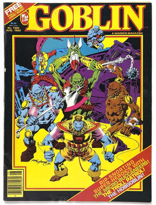 THE GOBLIN #2 (Warren Publishing, 1982) RUDY NEBRES Cover Lee Elias COMPLETE FN