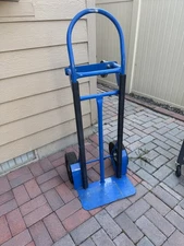 3-in-1 Aluminum Hand Truck Dolly, 600 lbs Heavy Duty Folding Trolley with Uni...