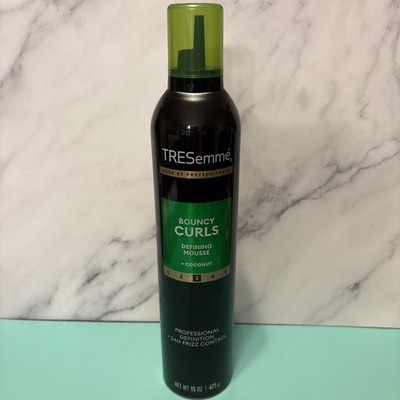 Tresemme Bouncy Curls Defining Mousse + Coconut Level 3 15 Oz
