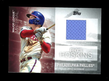 2020 Topps Update #MLM-RH Rhys Hoskins Phillies Major League Material Relic