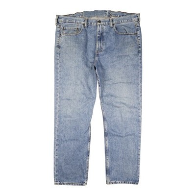 Levis Jeans Mens 38 Blue Denim 504 Straight Regular Zip fly Pants Size 38x30