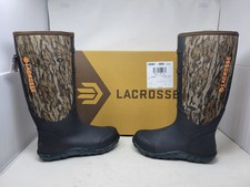 New Men's LaCrosse 16" Alpha Lite #200071 Mossy Oak Bottomland Hunting Size 7
