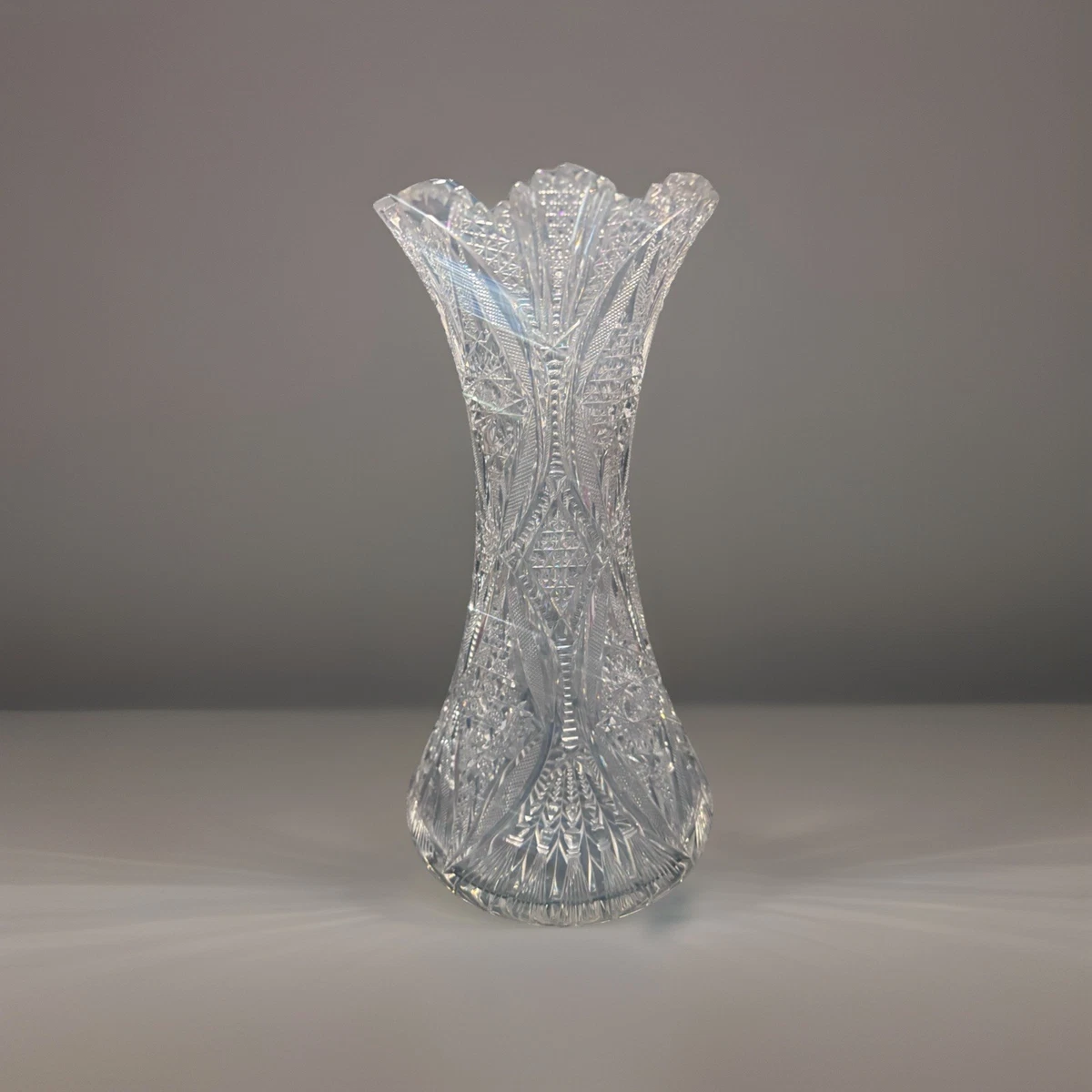 Diamond Cut Crystal Vase In Waterford Glassware for sale | eBay