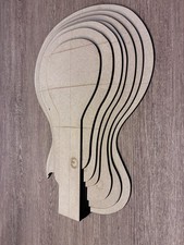 Les Paul Standard 7 step top carve Routing Template