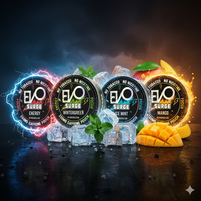 #ad #ad EVO Surge Energy Booster 200mg Caffeine Pouches 5 Pack 20 Count Can $34.99