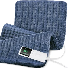 Extra Large Heating Pad for Back Pain Relief, 33"X17" Electric Heat Pad for Neck