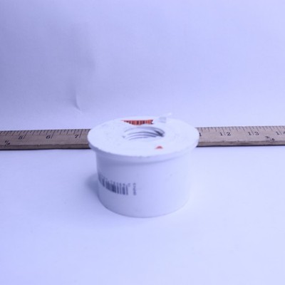 Threaded Bushing Schedule 40 PVC 2'' x 3/4'' - Sticker Residue on Item