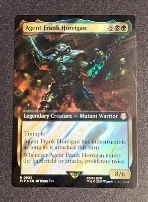 Agent Frank Horrigan (Extended Art) (Surge Foil) Universes Beyond: Fallout Foil