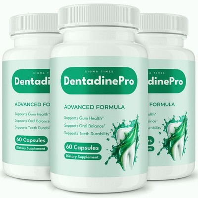 DentaDine Pro Capsules   Oral Wellness Formula for Healthy Teeth & Gums -3 Pack