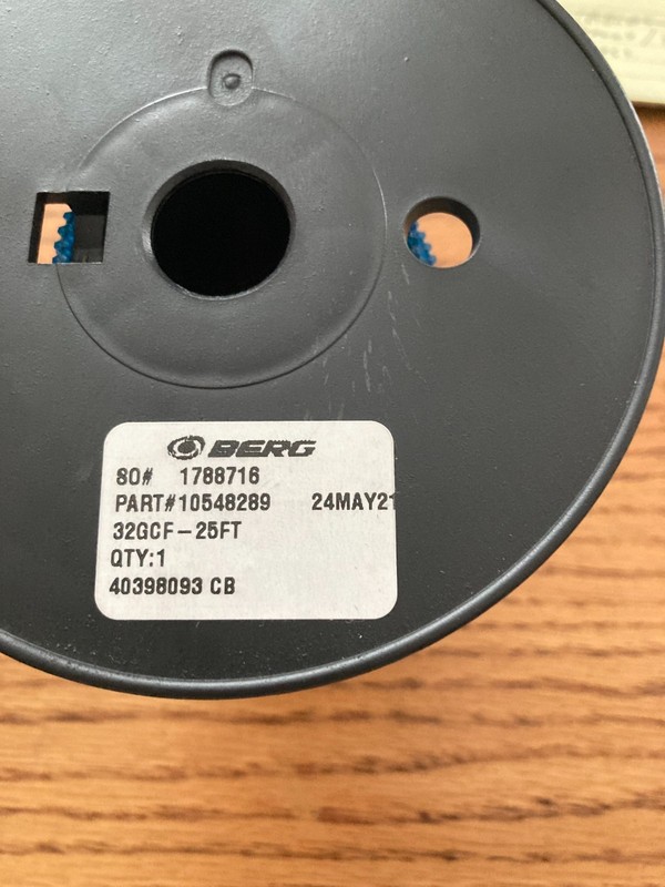 MICROVU ROLLER CHAIN, MADE BY BERG P/N 32GCF-25FT