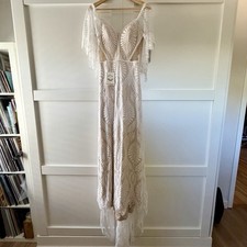 Ayervici Women’s Halter Lace Wedding Dress NEW