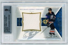 2005 UD Ultimate Collection Alex Ovechkin Jumbo Rookie Card RC Patch /250 BGS 9. rookie card picture