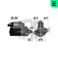 Anlasser Starter Era 220665A FüR 1K1 137 Scirocco Vw 1K5 Golf 138 12V 3 5 6 5K1