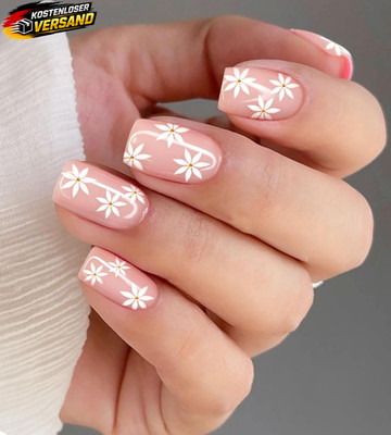 Gel Nagelfolien Set für DIY Nagelkunst, langlebig, selbstklebend, 20 Stück