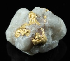 QN-46 "Alaskan BC Gold Nuggets with Quartz" Genuine 4.02 Grams 4653.45 per troy oz