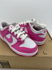 Nike Dunk Low Kids Laser Fuschia Size 11C