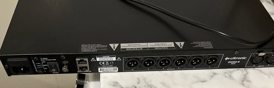 Citronic DSM26 MK3 Digital Loudspeaker Management Processor - Image 2 of 3