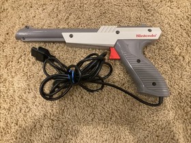 Nintendo NES System Cords + Controllers + Zapper & Game Lot Tested!