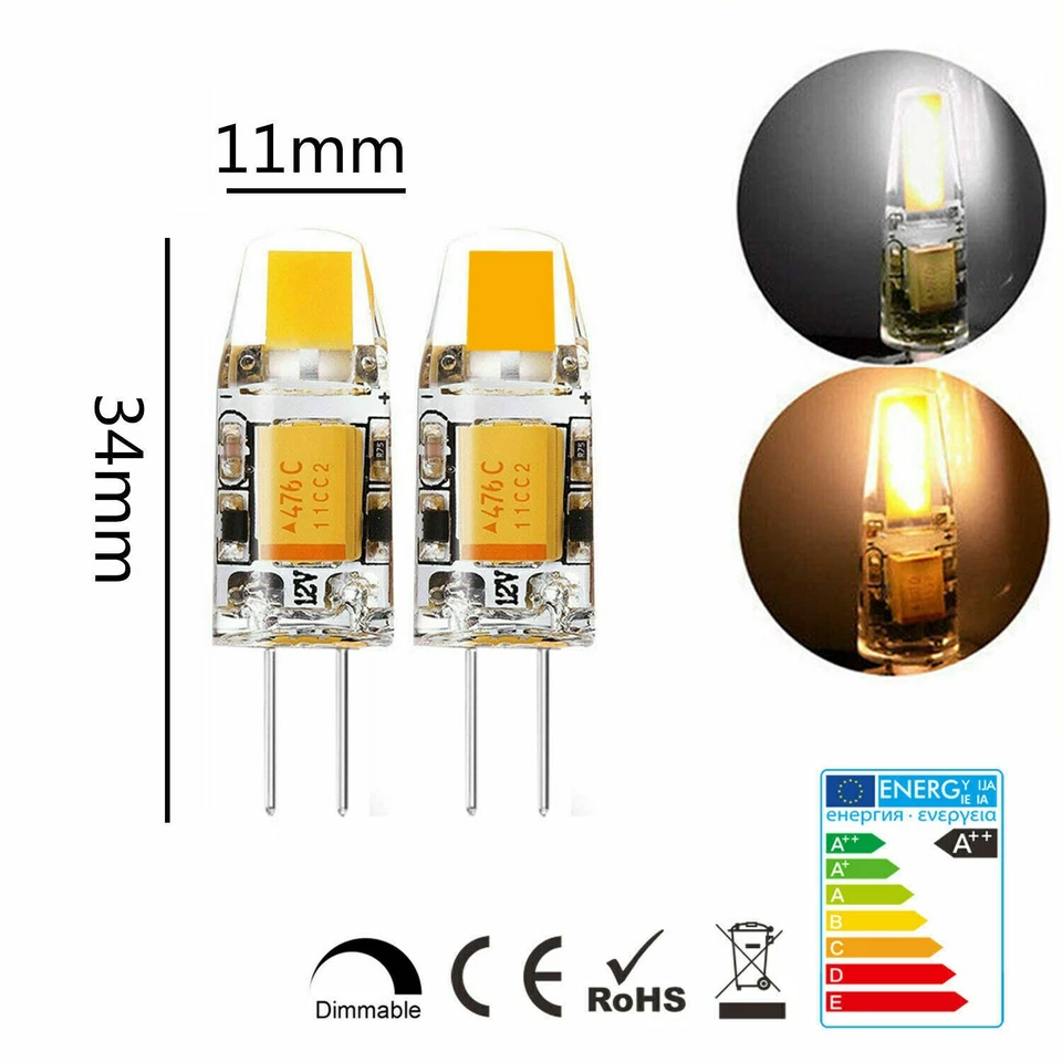 G4 LED 3W 6W 9W Dimmbar Stiftsockel Birne Leuchtmittel 12V Kaltweiß/Warmweiß - Bild 2 von 4