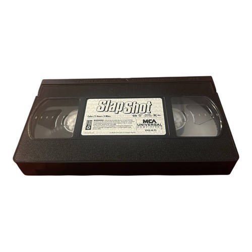 Slap Shot (1977) VHS Paul Newman Case VG Tape EX Excellent Condition - Picture 3 of 5