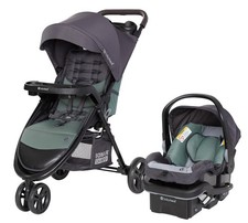 Baby Trend Sonar Cargo 3 Wheel Travel System Stroller Set Desert Sage