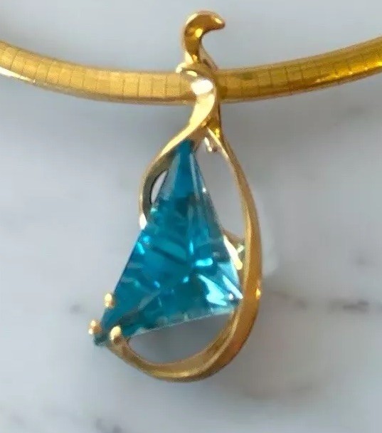 Designer CUSTOM 14k Solid Gold Massive Carved Blu… - image 20