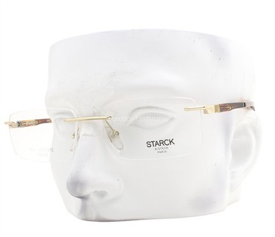 Starck Rimless Eyeglasses SH 2062 0004 Glasses Shiny Light Gold 57mm No Case