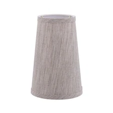 Lamp Shade 32217, Hardback Empire, Spider, Oak Linen, 4-1/4T x 6B x 9S,Fabric