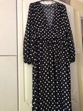 Shein Maxi Dress Brand New Black And White Size 3xl