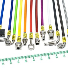 HEL Stahlflex Bremsleitung nach Maß bis 1000mm, Sonderanfertigung mit Gutachten