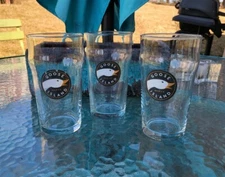 Goose Island Beer Company 16.oz Pint Style Glass EST 1988 Made In USA Lot of 3