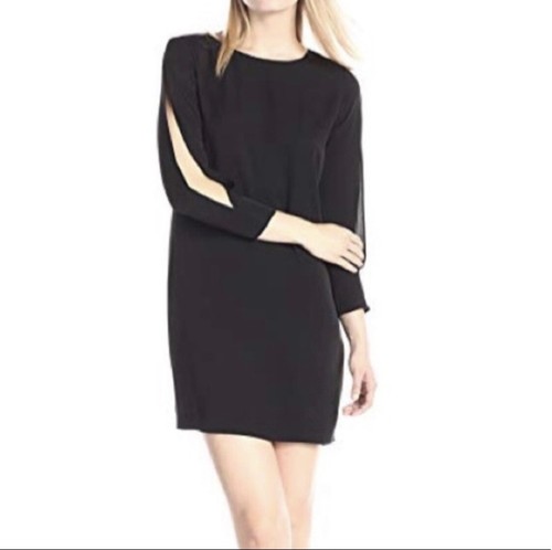 Theory Silk Grainne Split Sleeve Shift 