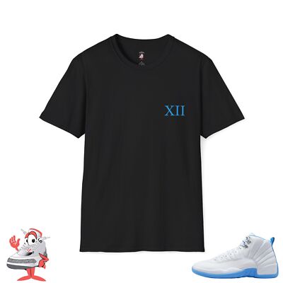 T-shirt Abbinata Sneaker AJ 12 Melo 2025 – Unisex, Cotone, Gildan 5000
