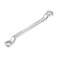 Metric 12 Point Offset Double Box End Wrench Chrome Plated Cr-V 10mm x 12mm