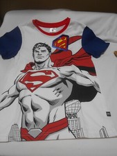 NEW Kids youth size 10 DC Licensed Apparel SS SUPERMAN T-Shirt Top   