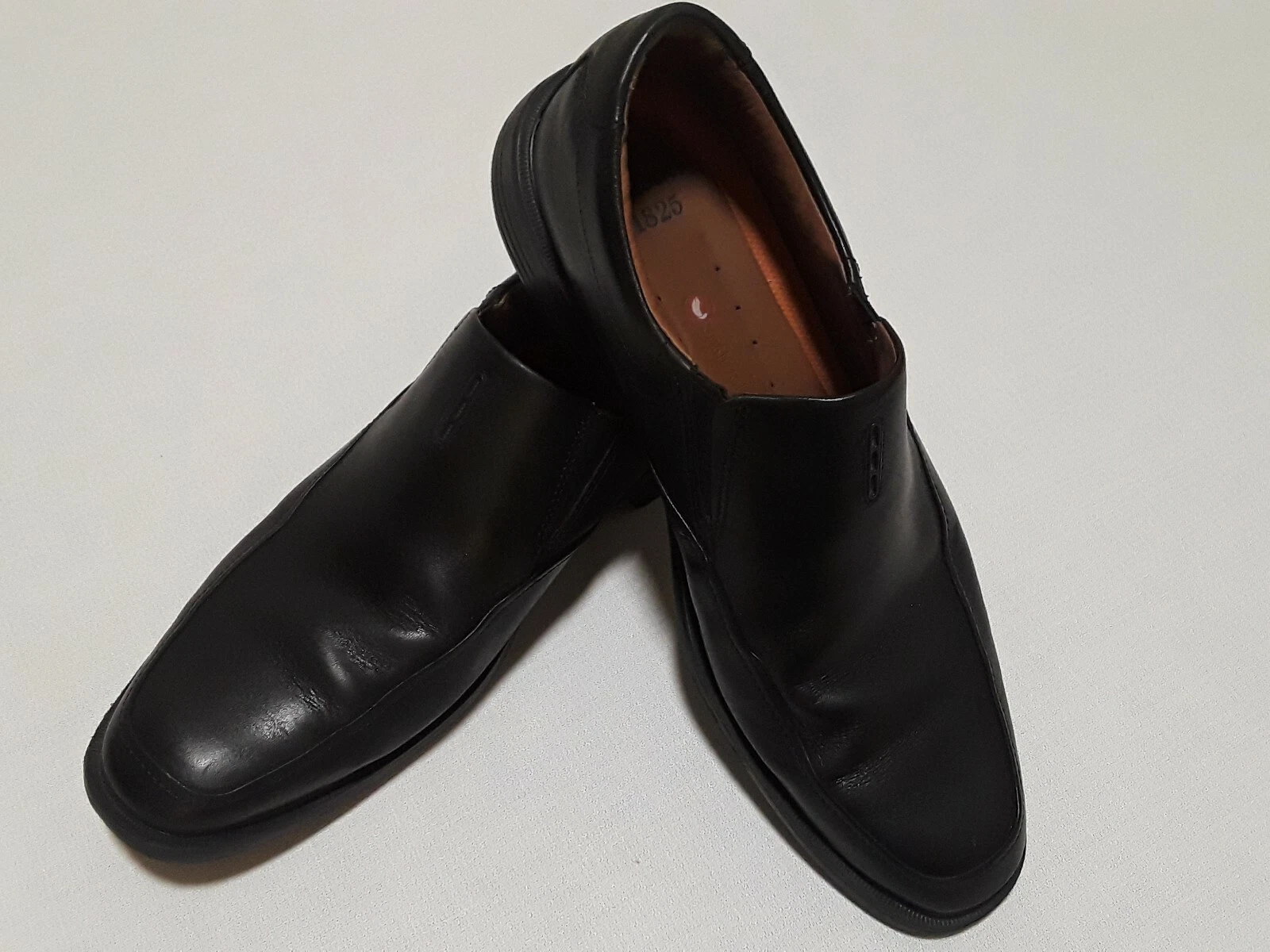CLARKS Scarpe eleganti uomo Clark's in pelle nera taglia 10