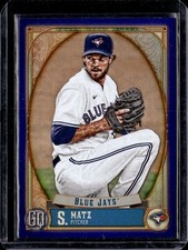 2021 Topps Gypsy Queen Indigo Parallel #299 Steven Matz 077/250 Blue Jays