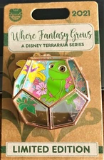 Disney Parks Terrarium Series Where Fantasy Grows Tangled Pascal  LE Pin