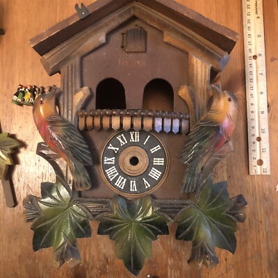 Black Forest Cuckoo Clock-Parts And Or Repair Only. Musical. | eBay