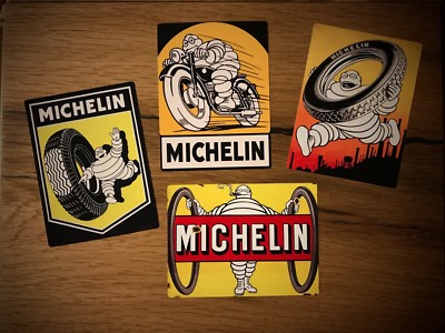 Autocollant Vintage Michelin Tires – Années 80 – Adesivo Sticker Original – Italie