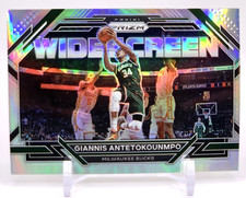2022-23 Panini Prizm #7 Giannis Antetokounmpo Silver Widescreen Bucks