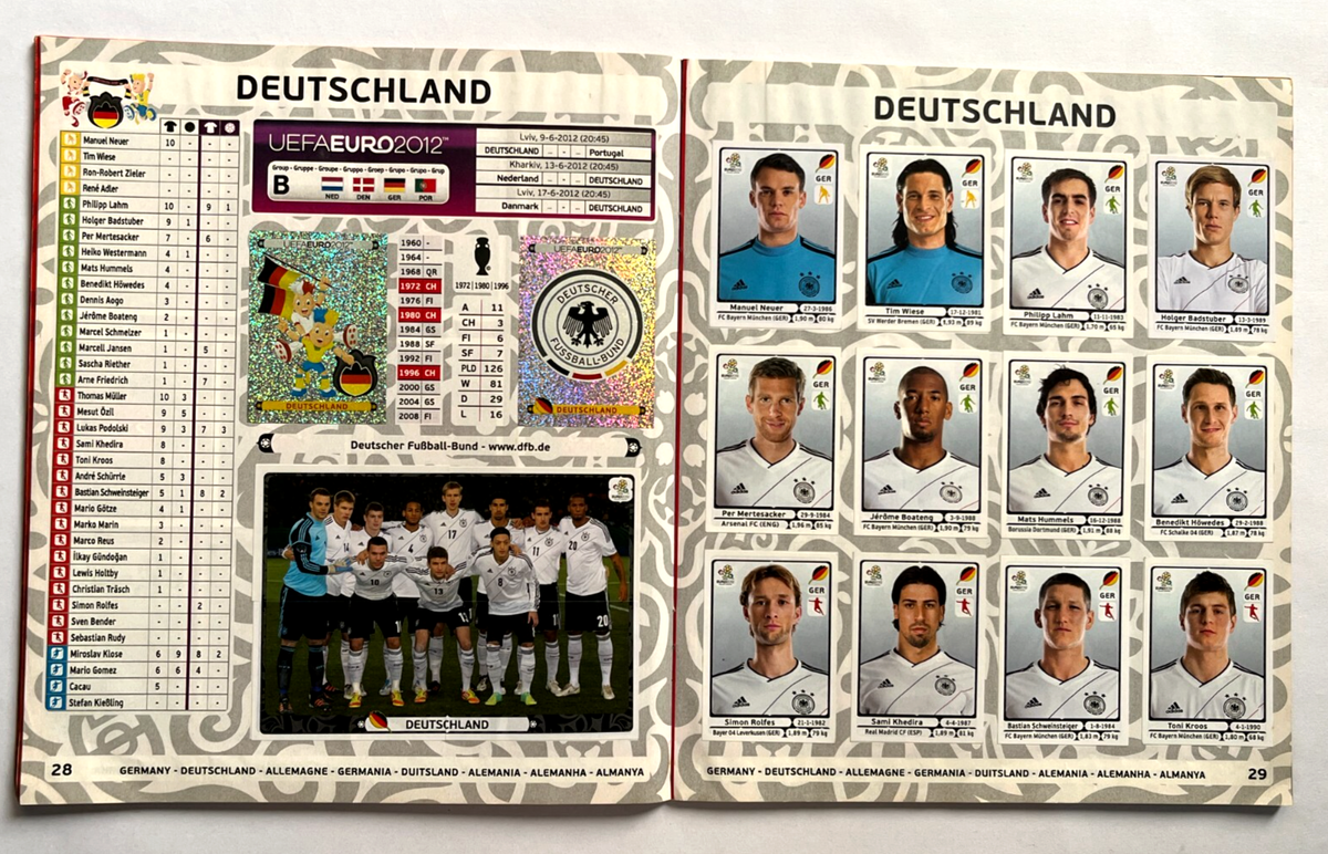 UEFA EURO 2012 ステッカーアルバム 100% コンプリート 【公式通販】