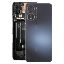 For ZTE Axon 40 Lite Plastic Battery Back Cover with Middle Frame / Camera Lens
