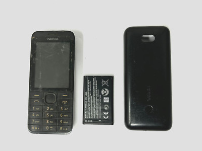 Nokia 208 Bar Phone 2.4'' Stereo FM Radio 1.3MP Bluetooth Dual SIM Working GSm