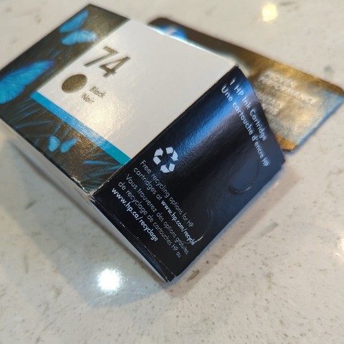 HP 75 Original Black Ink Cartridge Expired Feb 2020 Genuine - Picture 2 of 5