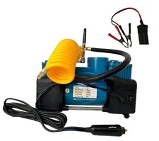 Mini Compressore Aria 12V Portatile 2 Cilindri 150PSI Auto Casa con Valigetta - Miniatura 1