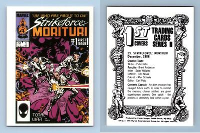 Strikeforce : Morituri #39 Marvel 1st Covers Series 2 Comic Images 1991 Card