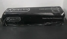 A+ Electric Cable Management Kit White Bulk Cord Cable Cover-Up For Home Office