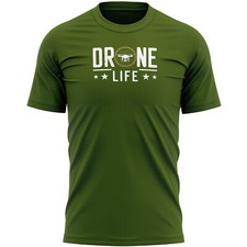 Drone Life Mens T Shirt Birthday Him Quadcopter Cool Gifts Flying Drones Men